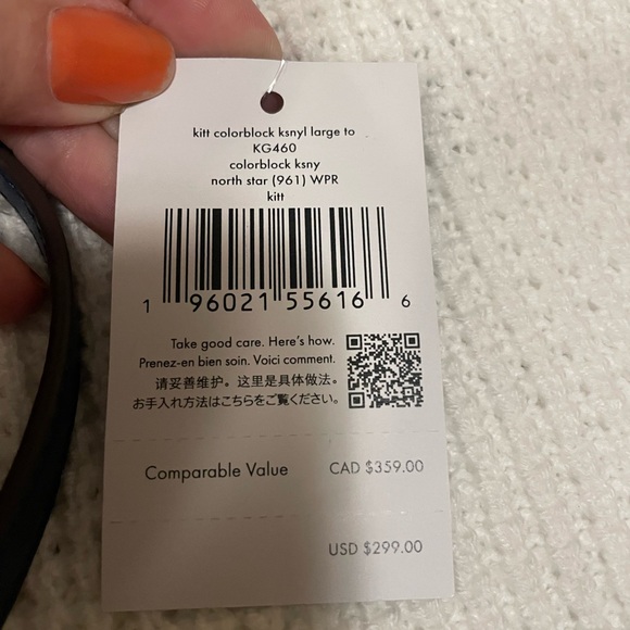 New nwt gorgeous Kate Spade Light Blue Tote Bag - Picture 5 of 6